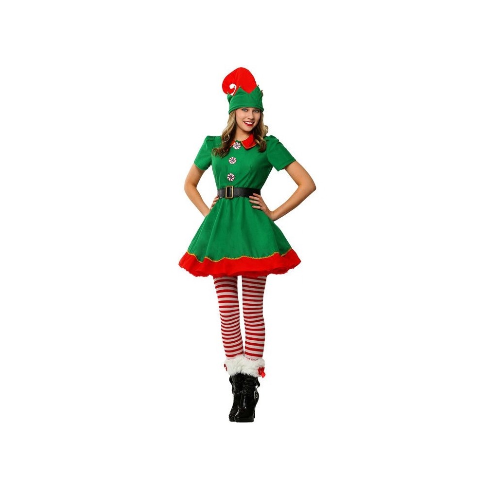 Elfo navideño mujer
